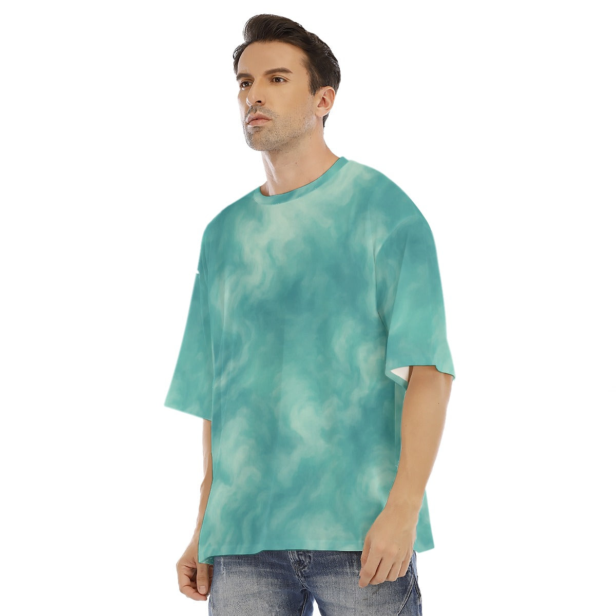 Men's Drop Shoulder T-shirt With Short Sleeve