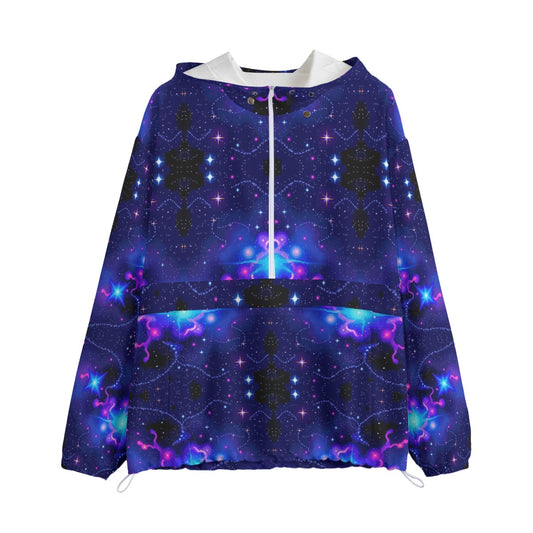 Unisex Pullover Jacket With Zipper Closure