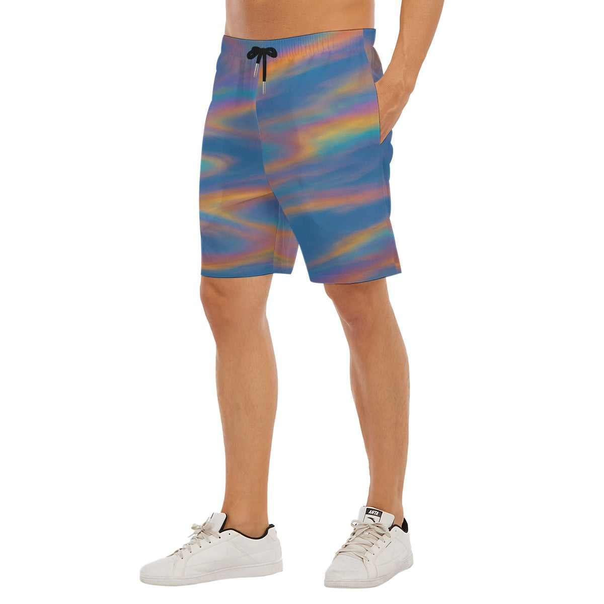 Men's Beach Shorts With Elastic Waist