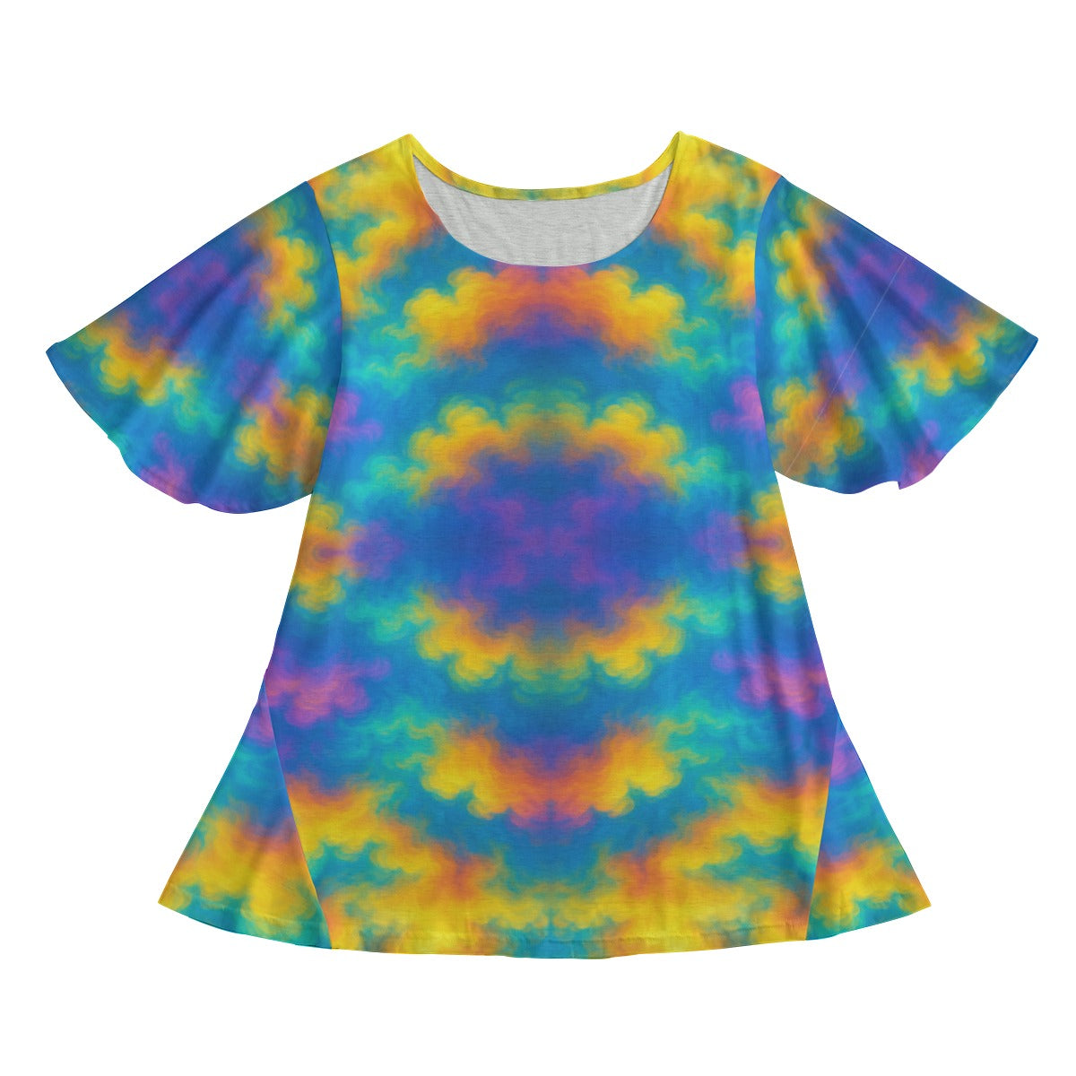 Women's Round Neck T-shirt With Short Sleeve