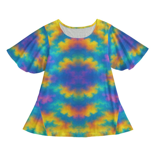 Women's Round Neck T-shirt With Short Sleeve