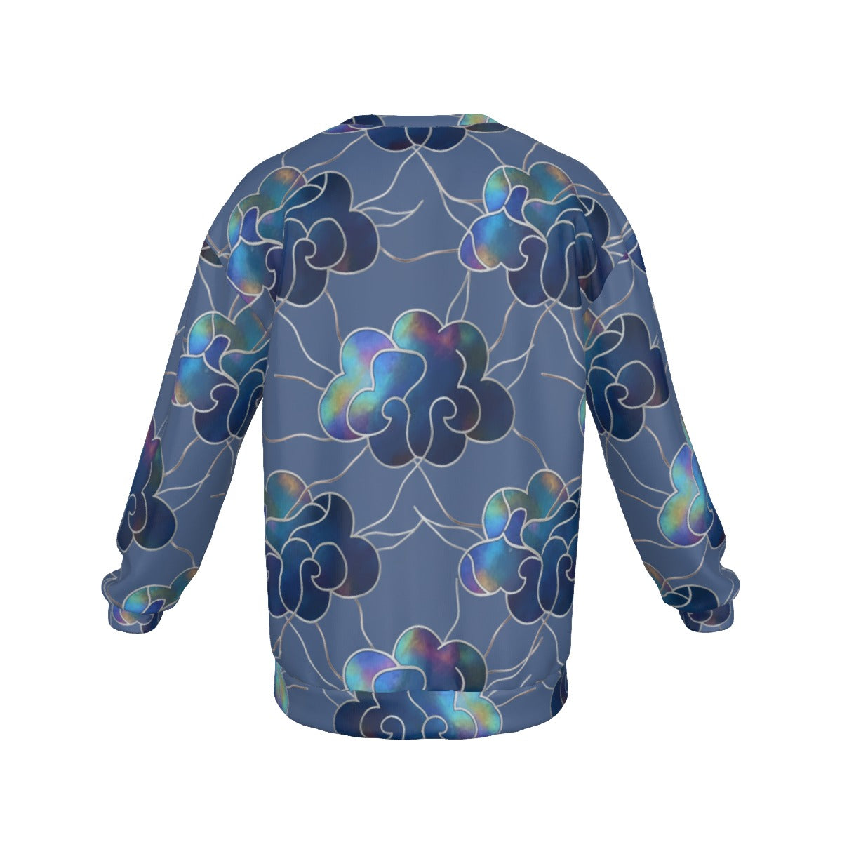 Men's Drop Shoulder Round Neck Long-Sleeved Sweatshirt