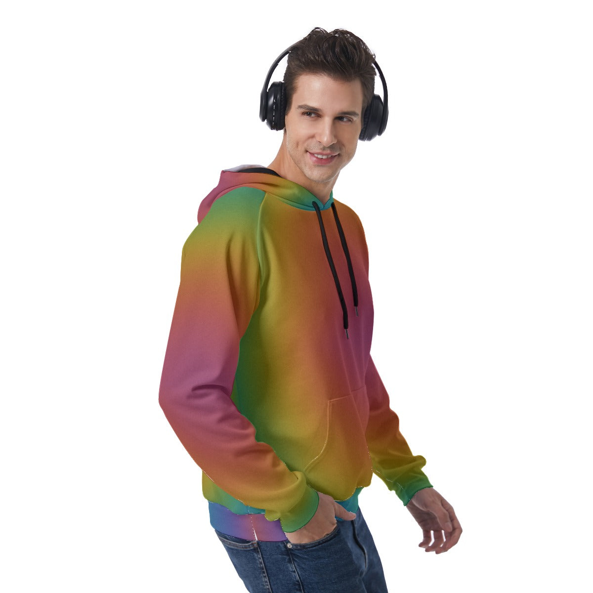 Men's Raglan Pullover Hoodie