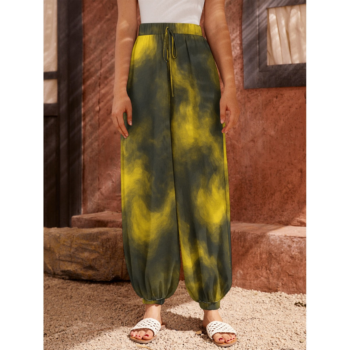 Women's Carrot Pants with Pockets