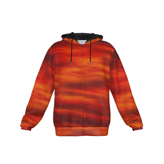 Unisex Zip Up Hoodie With Pocket