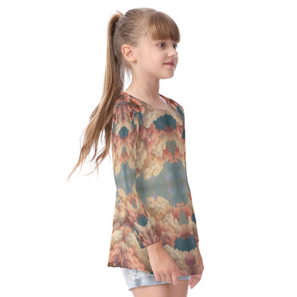 Unisex Kid's Long Sleeve O-neck T-shirt