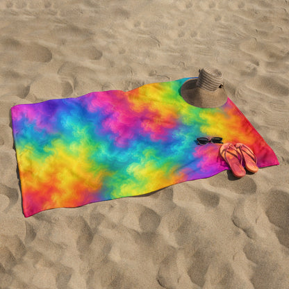 Adult Beach towel Vertical Style Printed in USA|320GSM