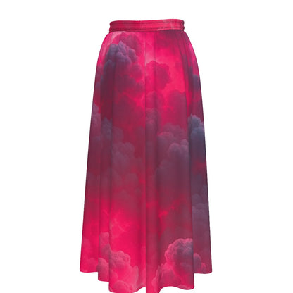 Women's Maxi Chiffon Skirts With Lining
