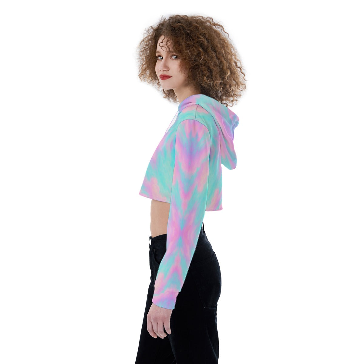 Women's Crop Top Hoodie