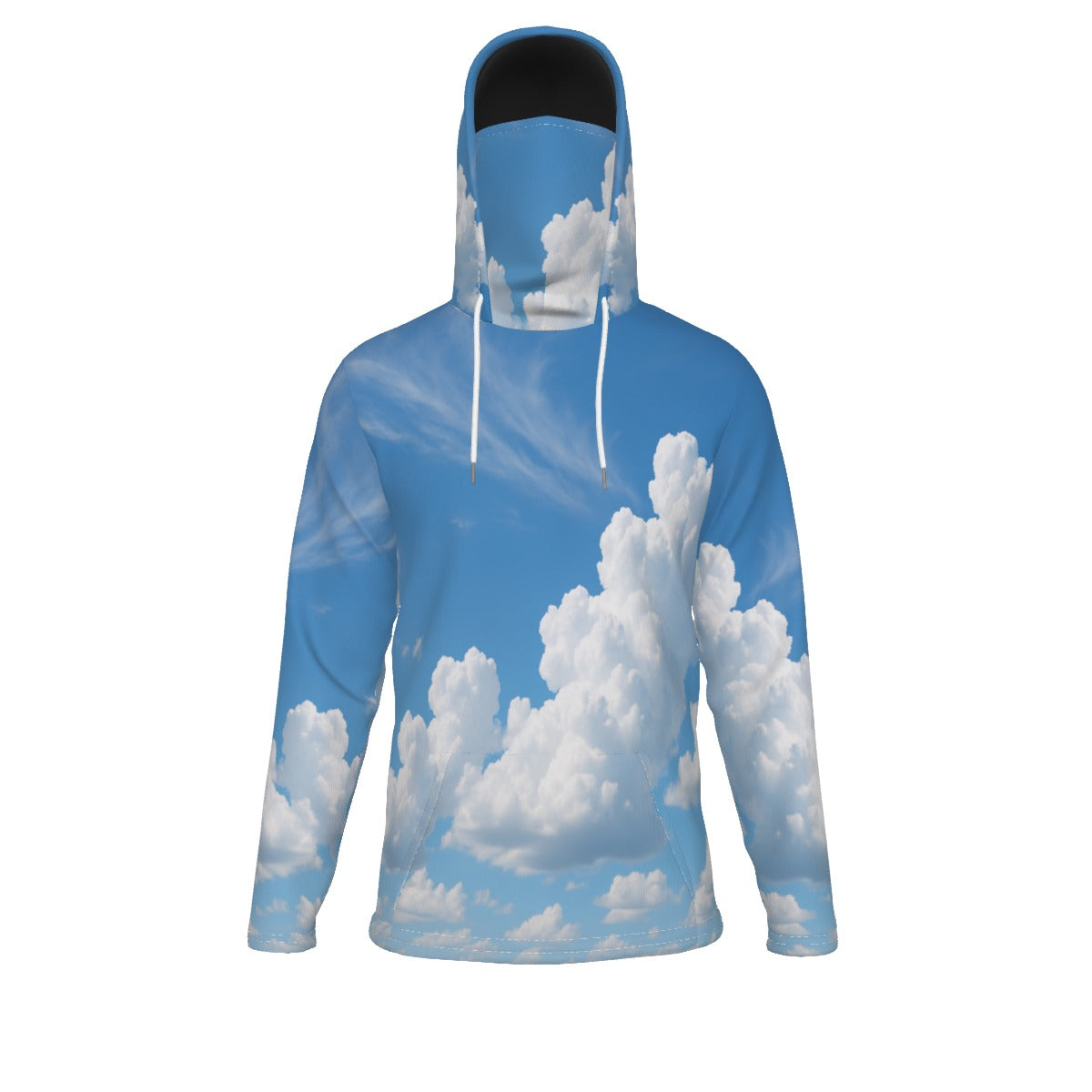 Men's Pullover Hoodie With Mask - view 1