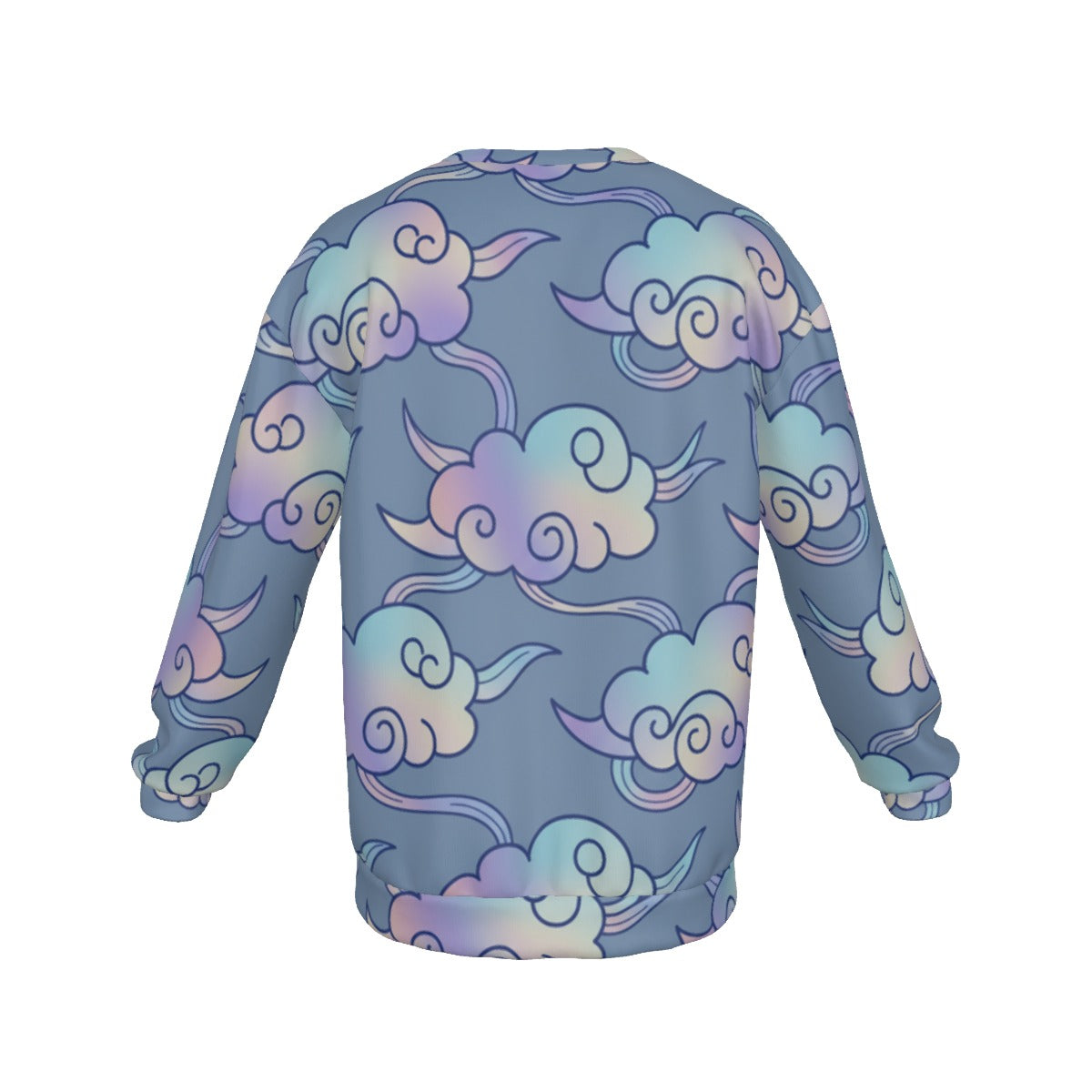 Men's Drop Shoulder Round Neck Long-Sleeved Sweatshirt