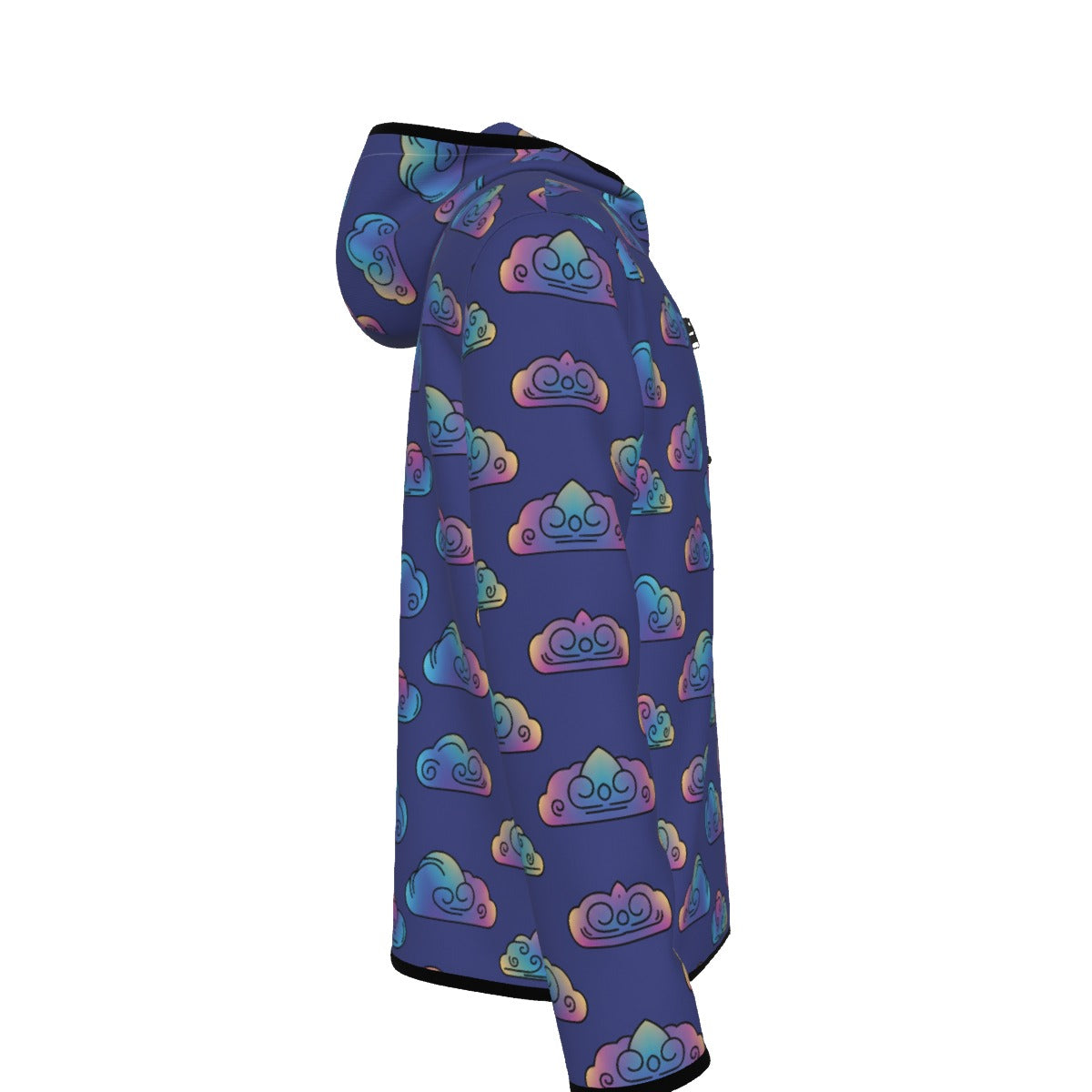 Men's Stylish Hoodie with Thumb Hole Design - view 3