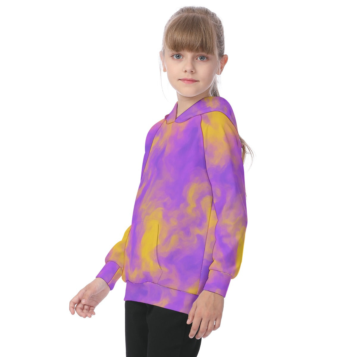 Unisex Kid's Raglan Pullover Hoodie