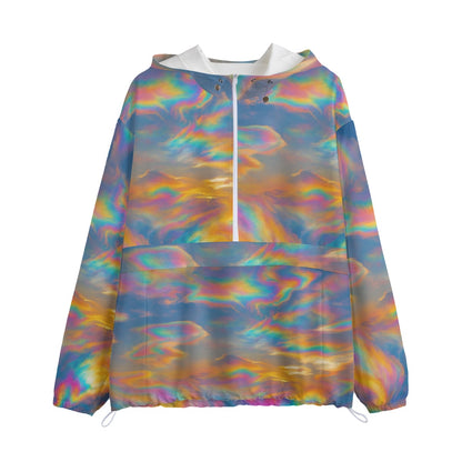 Unisex Pullover Jacket With Zipper Closure