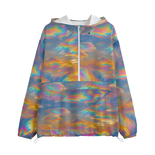 Unisex Pullover Jacket With Zipper Closure