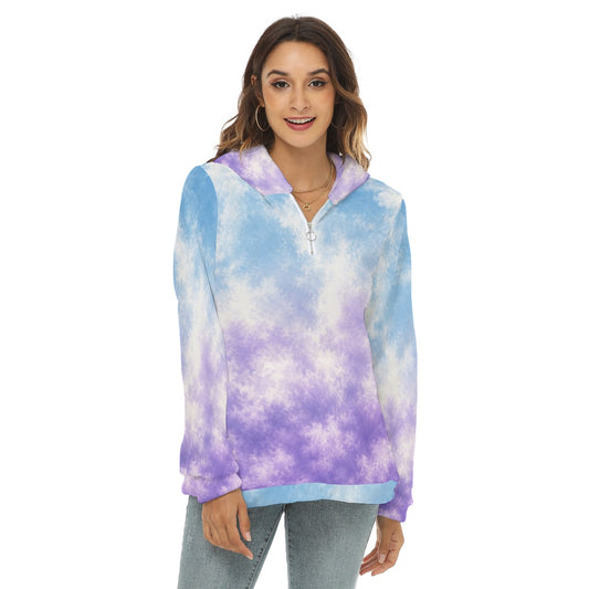 Women’s Borg-Fleece Half-Zip Hoodie - view 1