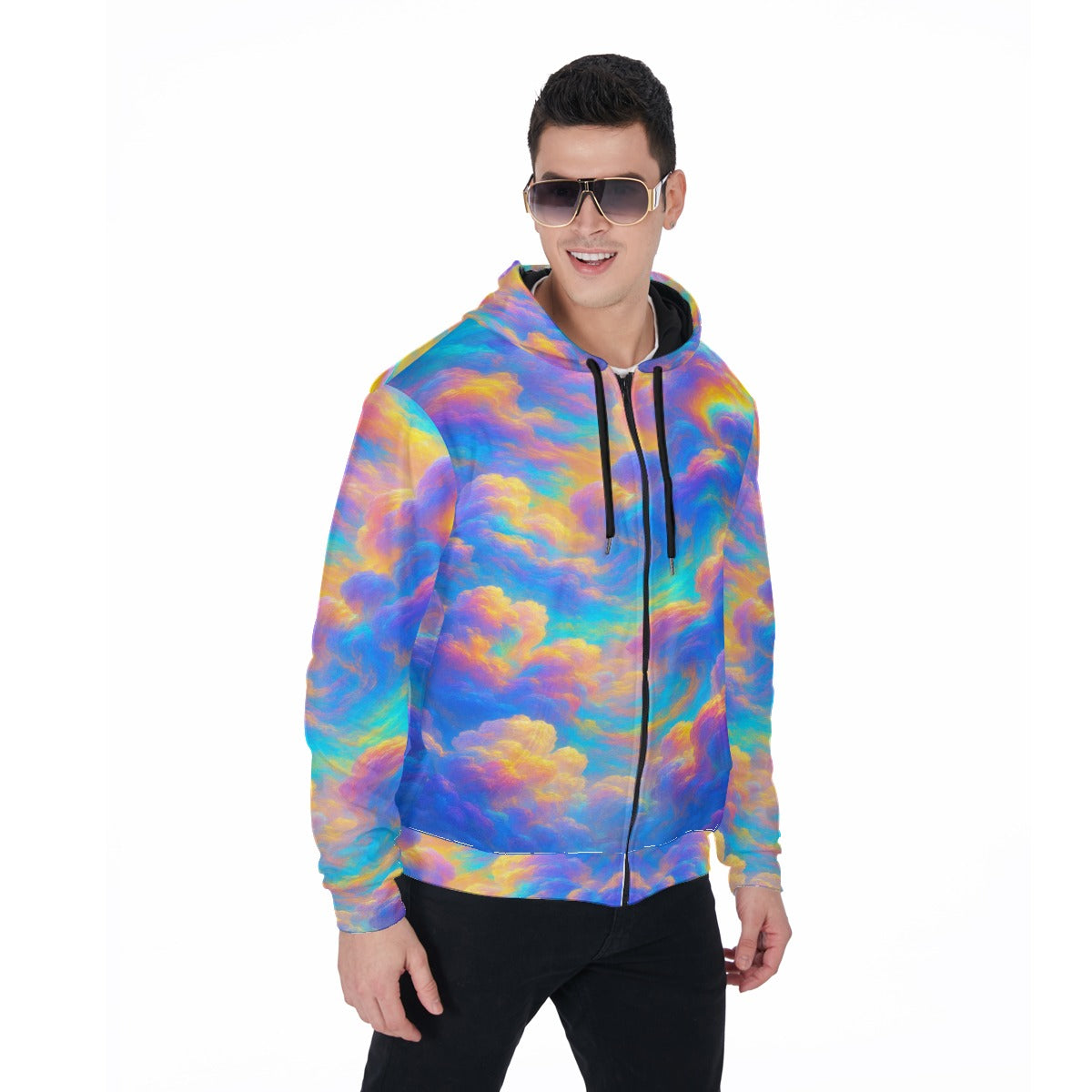 Unisex Zip Up Hoodie With Pocket