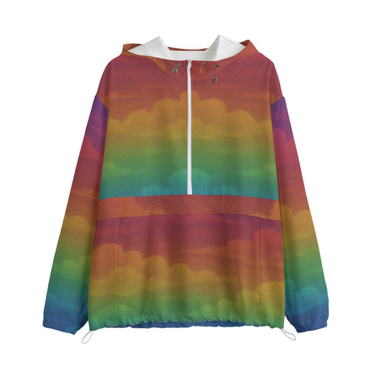 Unisex Pullover Jacket With Zipper Closure