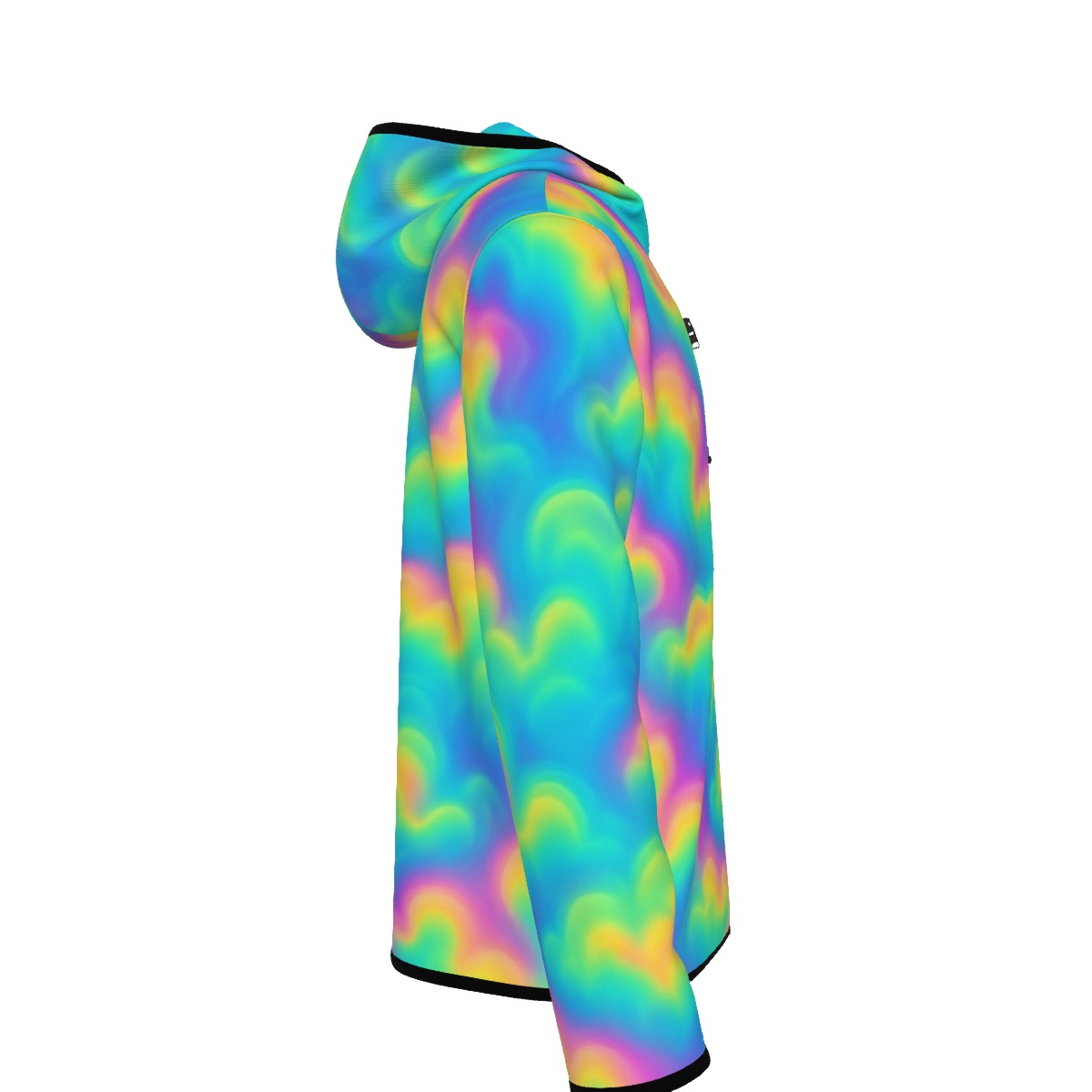 Men's Stylish Hoodie with Thumb Hole Design - view 3