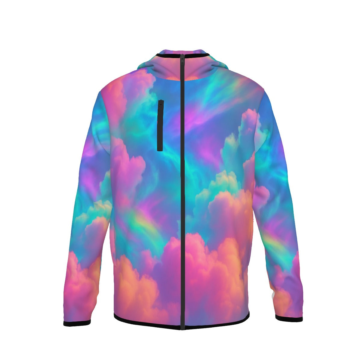Men's Stylish Hoodie with Thumb Hole Design - view 1
