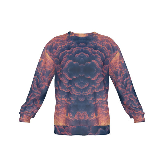 Men's Drop Shoulder Round Neck Long-Sleeved Sweatshirt