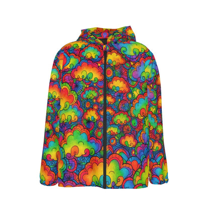 Men's Hooded Zipper Windproof Jacket