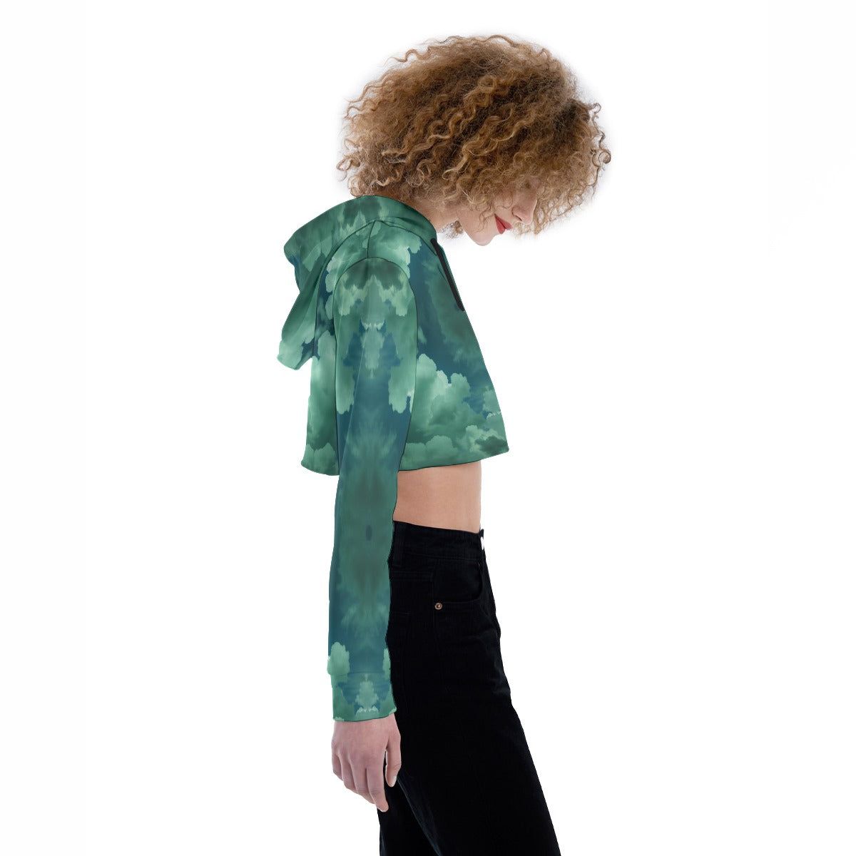 Women's Crop Top Hoodie