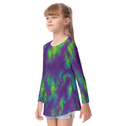 Unisex Kid's Long Sleeve O-neck T-shirt