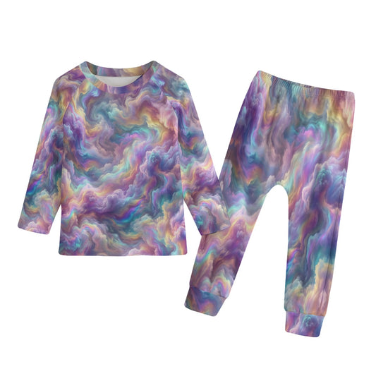 Kid's Knitted Fleece Set