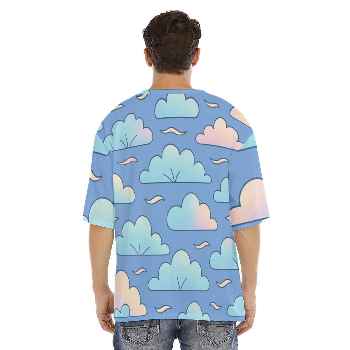 Men's Drop Shoulder T-shirt With Short Sleeve