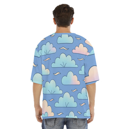 Men's Drop Shoulder T-shirt With Short Sleeve