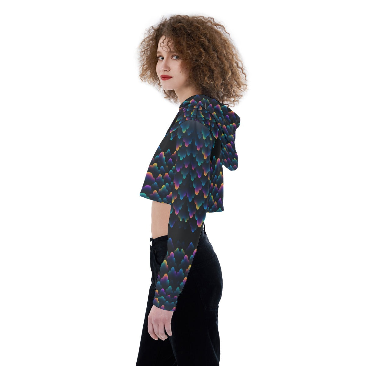 Women's Crop Top Hoodie