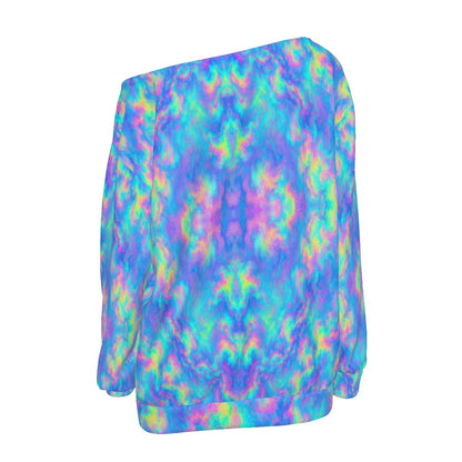 Women's Off-Shoulder Sweatshirt