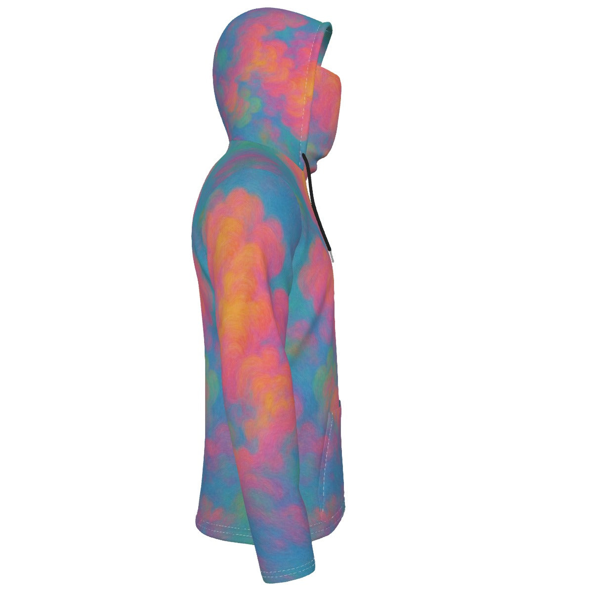 Men's Pullover Hoodie With Mask - view 3