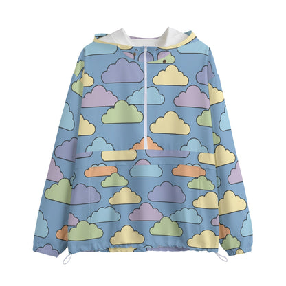 Unisex Pullover Jacket With Zipper Closure