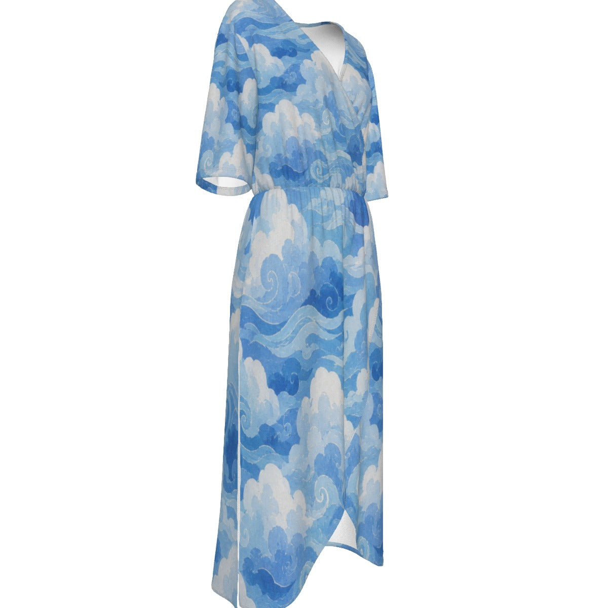 Women's Short Sleeve V-neck Dress by O’Nimbus – view 4
