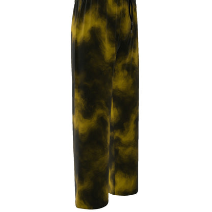 Unisex Knitted Fleece Wide Leg Pants