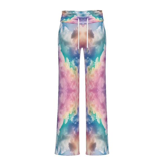 Women's High-waisted Straight-leg Trousers