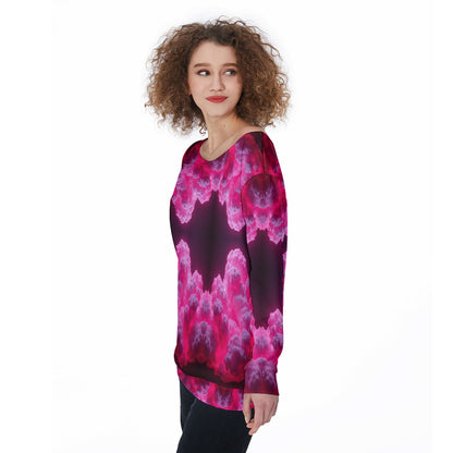 Women's Off-Shoulder Sweatshirt