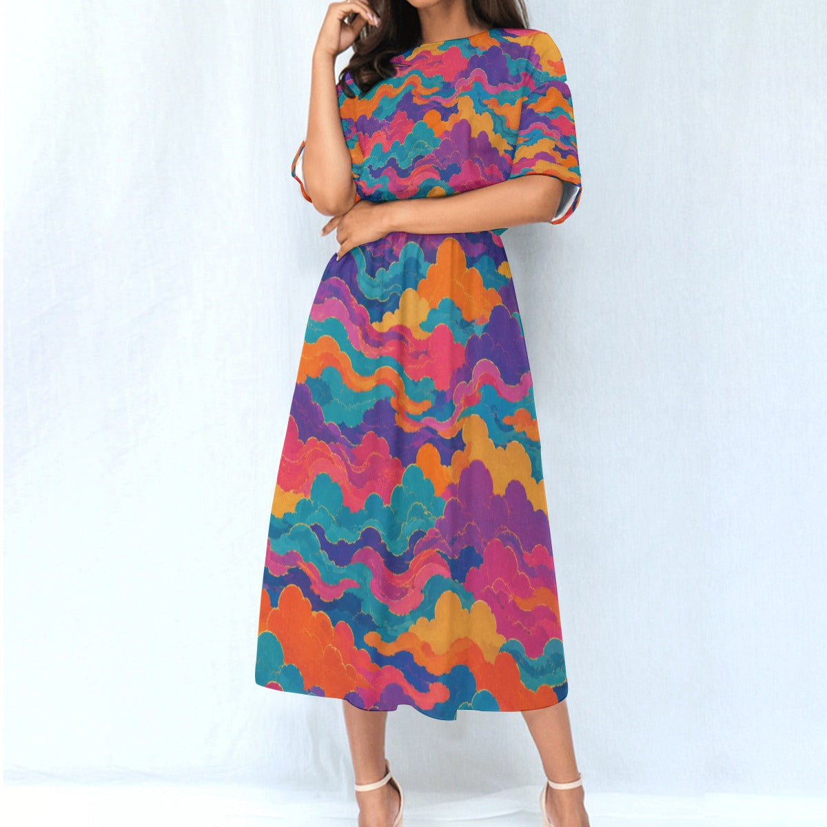 Women's Elastic Waist Dress by O’Nimbus