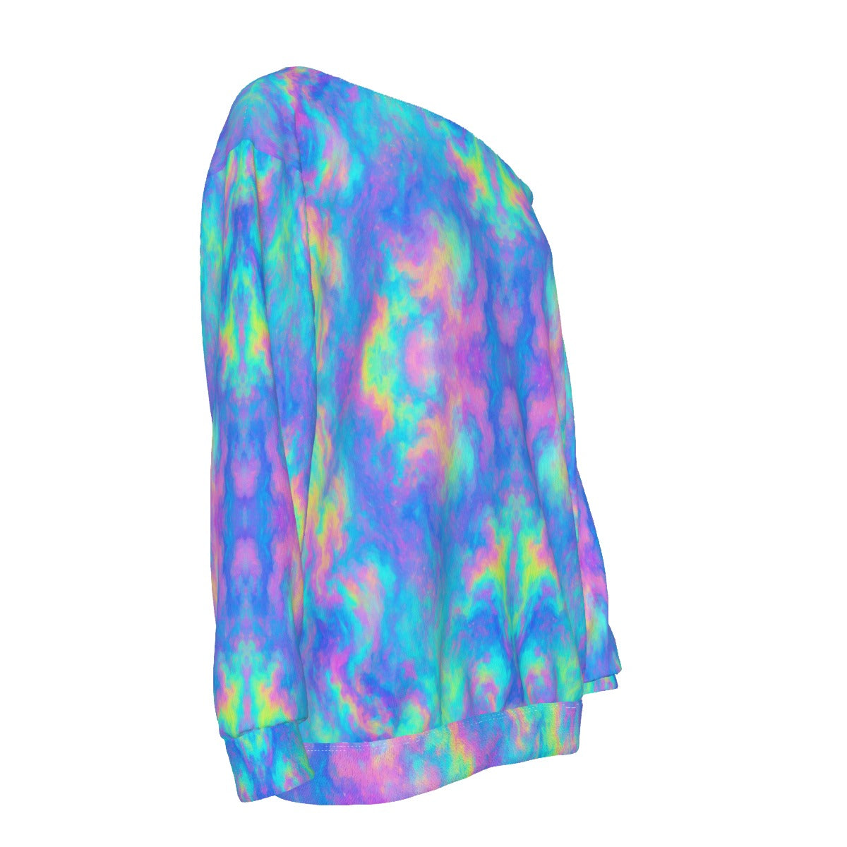 Women's Off-Shoulder Sweatshirt