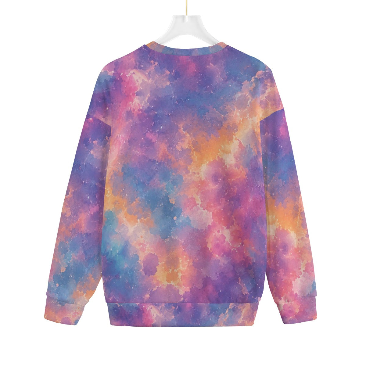 Unisex Drop-shoulder Knitted Fleece Sweater - view 2