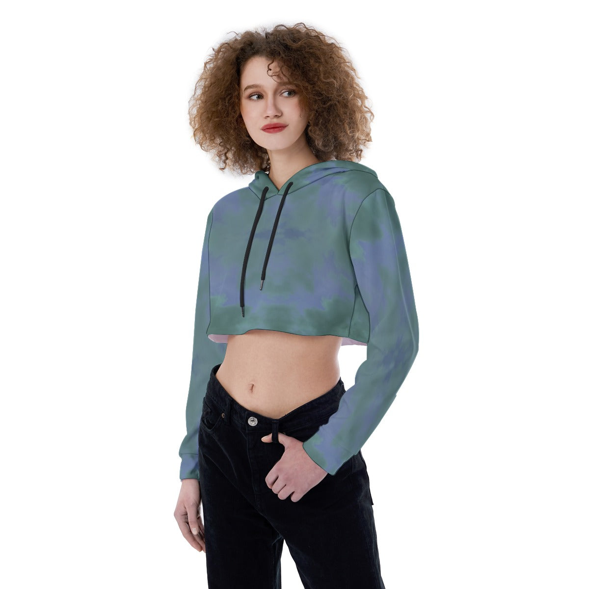 Women's Crop Top Hoodie