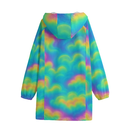 Unisex Windbreaker Long Jacket