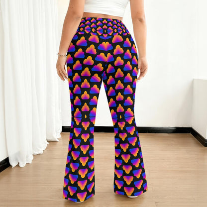 All-over print Women's Flare Yoga Pants