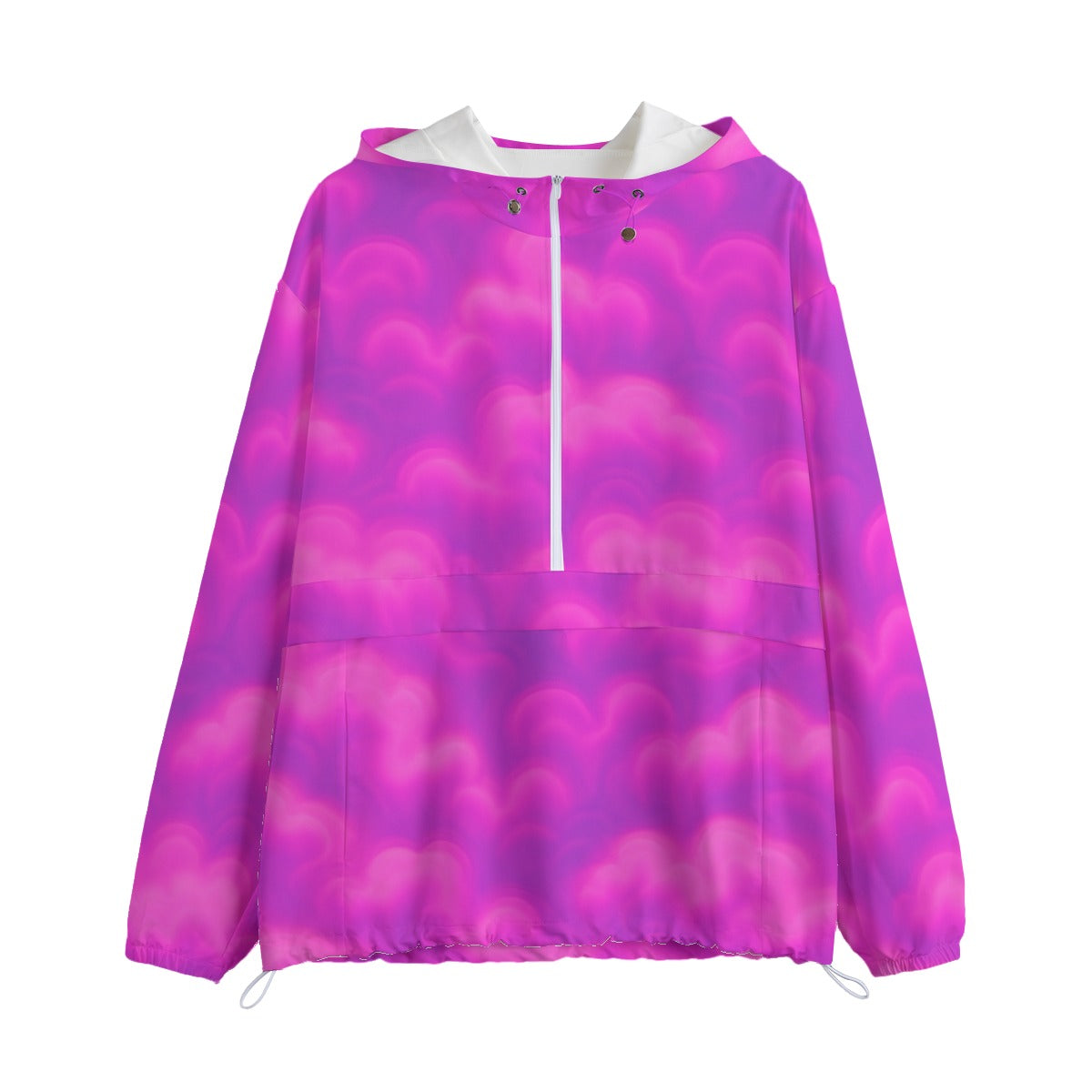 Unisex Pullover Jacket With Zipper Closure