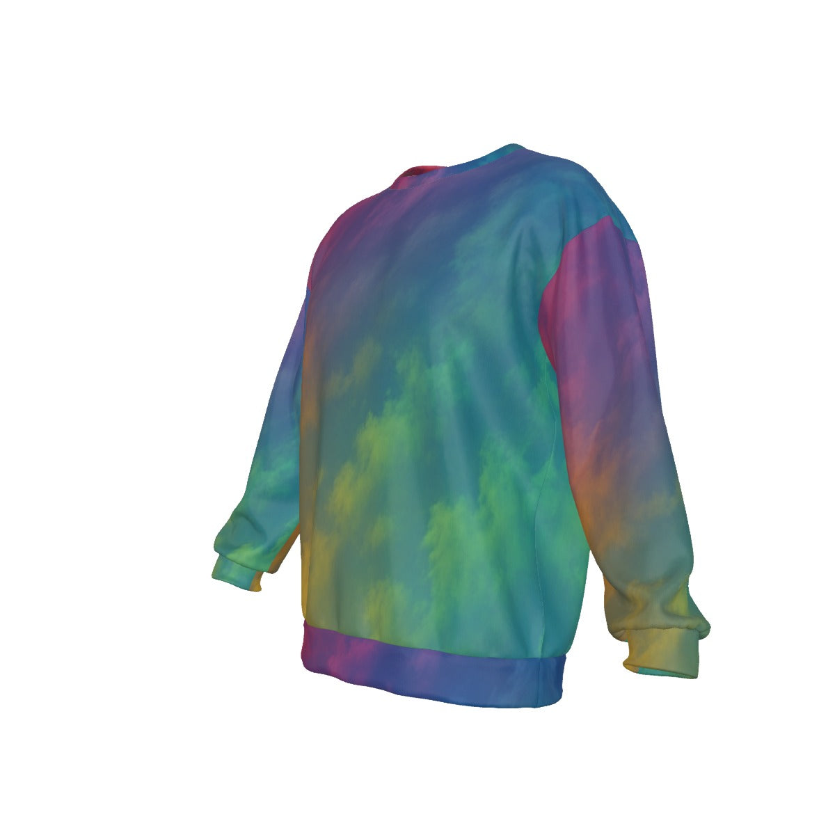 Men's Drop Shoulder Round Neck Long-Sleeved Sweatshirt