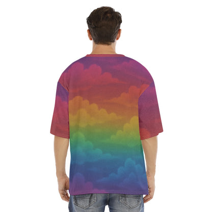 Men's Drop Shoulder T-shirt With Short Sleeve