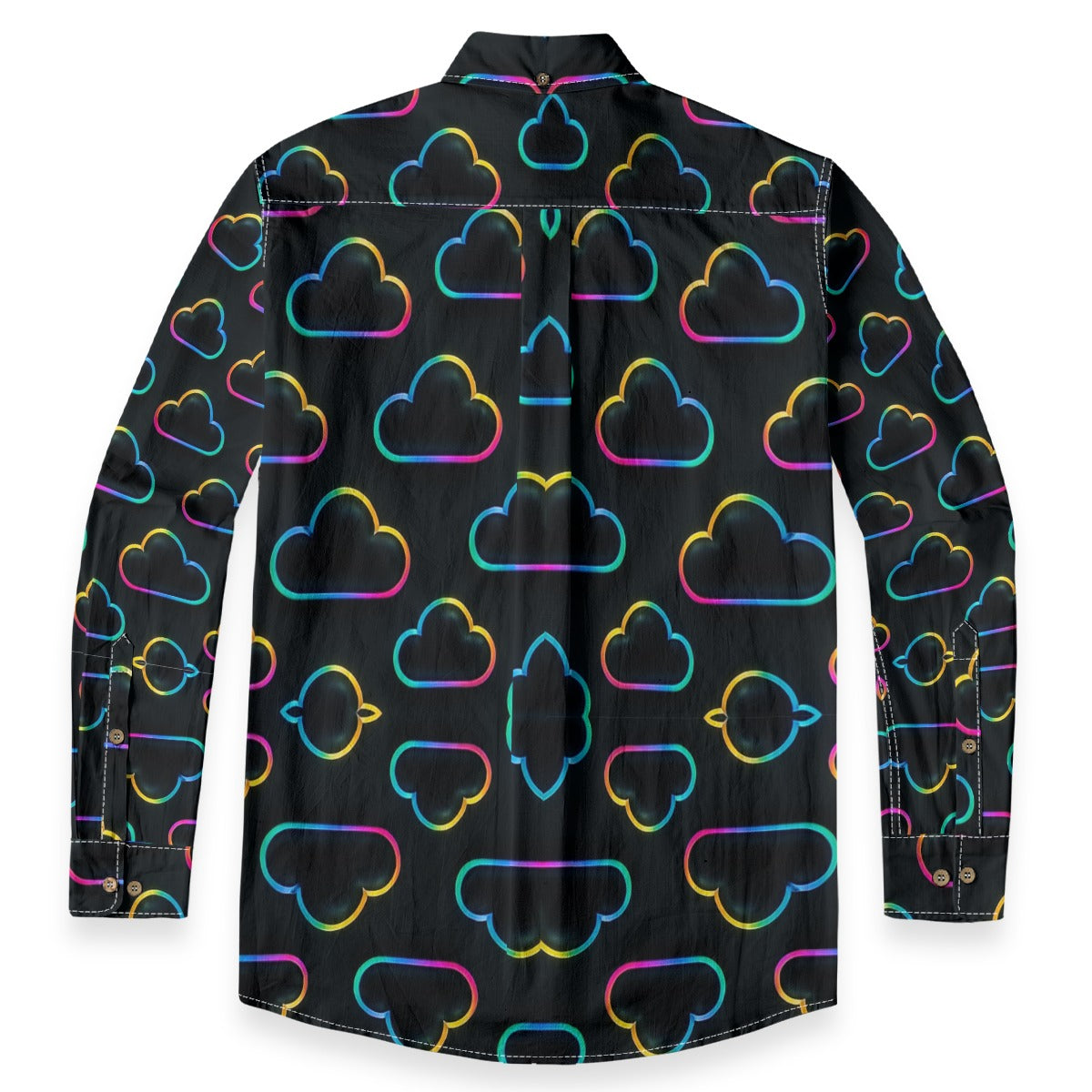 Men's Casual Lapel Long Sleeve Shirt|125GSM Cotton