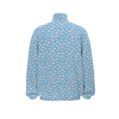 Unisex Turtleneck Zippered Sweatshirt